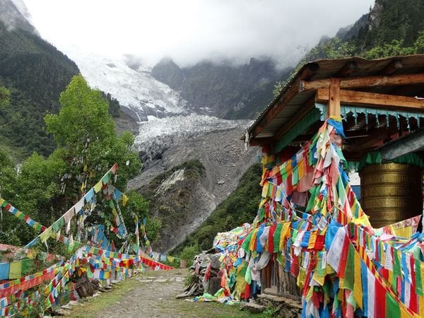 Smeltende gletsjers Tibet