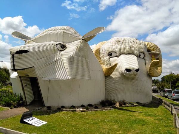 Eigenzinnige kunst in Nieuw-Zeeland - Foto Kees Werkhoven