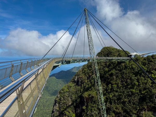 Langkawi SkyBridge, bij Middle Station van de SkyCab - Foto Shutterstock_
