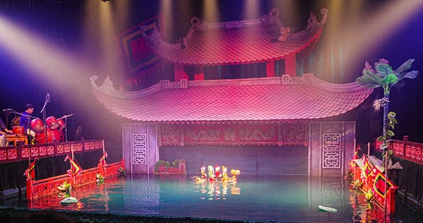 Waterpoppentheater in Vietnam