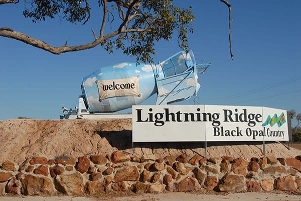 Lightning Ridge, New South Wales, Australië