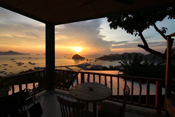 Indonesisch vissersstadje Labuan Baja