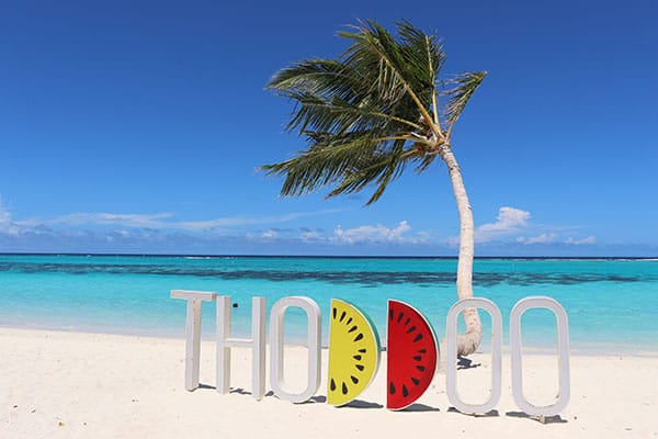 Thoddoo, beroemd op de hele Maldiven om haar meloenen